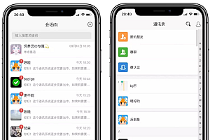 最新IM聊天即时通讯APP系统源码 聊天/交友/客服/微信带安卓+苹果端APP源码 附视频教程
