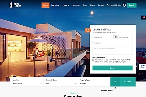 RealHomes 4.3.4 – 租房卖房网站源码 房地产销售官网WordPress 主题