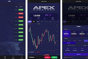 APEX多语言外汇微盘微交易所源码(HTML+PHP,代理分销+K线)