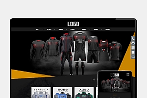 H5自适应户外运动设备网站模板 – PbootCMS体育运动服装源码下载