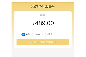 美团.拼多多.京东 源码 三合一代付源码