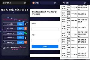 短视频抖音查投诉系统源码 分享支持ad生成卡密功能