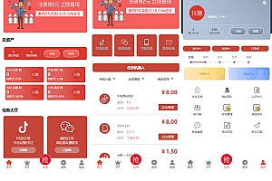 抖音点赞任务发布接单运营平台PHP网站源码 分级会员+多支付通道