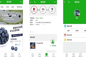 PHP内核微信拼团购物商城小程序源码