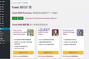 wordpress插件+WP优化插件+搜索优化wordpress SEO排名插件汉化版