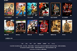 【苹果cmsV10模板】 动漫影视暗色系网站模板