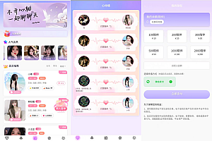最新陪玩陪聊系统网站源码 娱乐交友系统公众号版