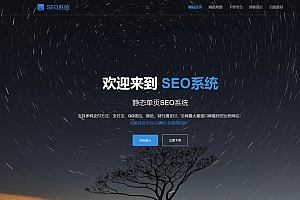 SEO站群系统免授权版,单页关键词排名网站源码