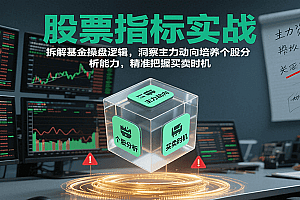 股票指标实战,基金操盘逻辑拆解,洞察主力动向培养个股分析能力把握买卖时机(更新)