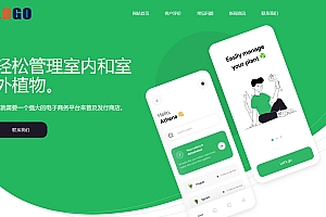 APP应用程序软件介绍响应式网站模板源码